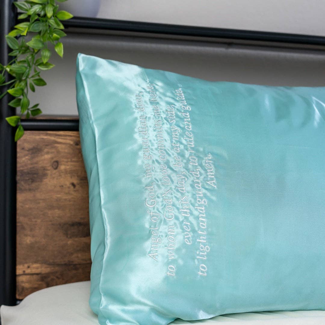 Guardian Angel Satin Pillowcase: King