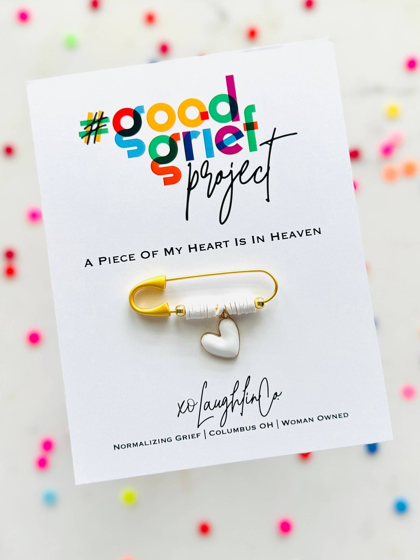 A Piece Of My Heart Is In Heaven Pin