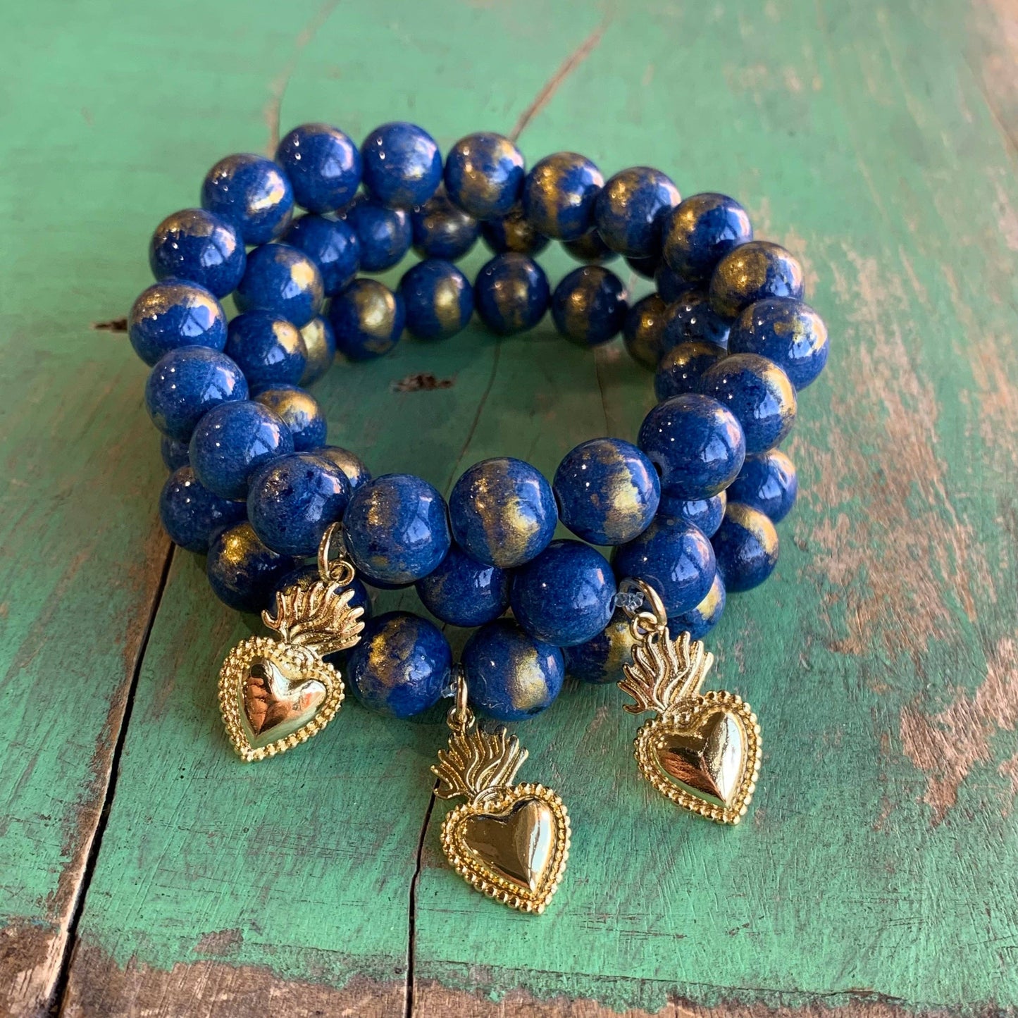 Royal Sacred Heart Bracelet: Red