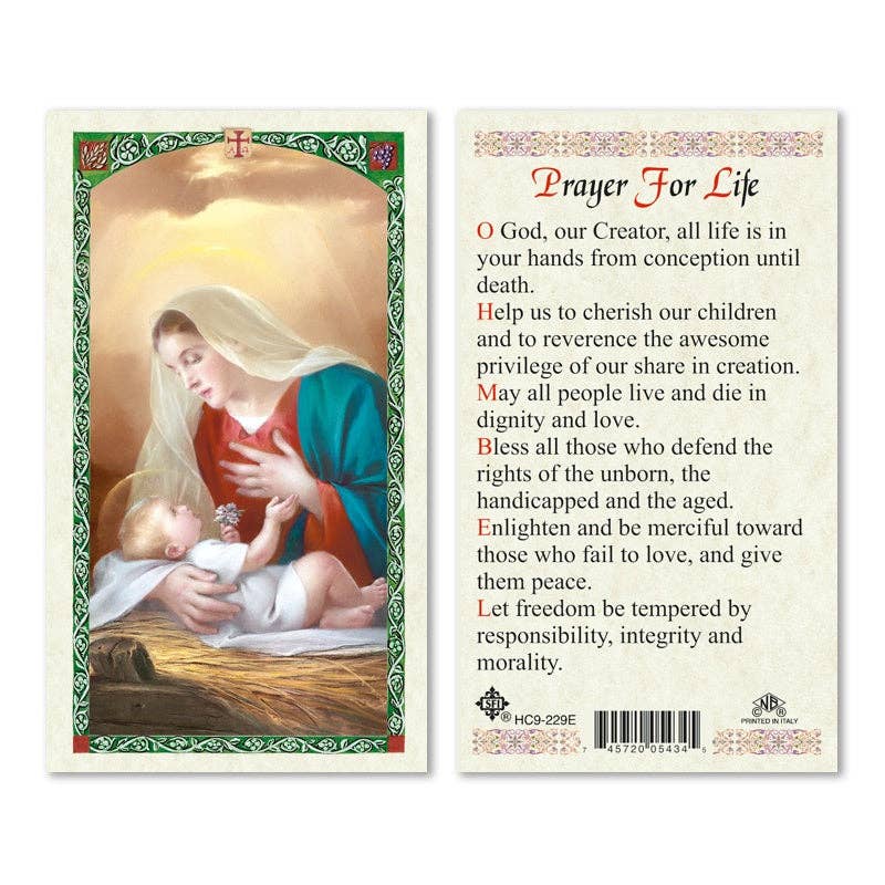 Laminated Prayer Card: Miraculous Medal