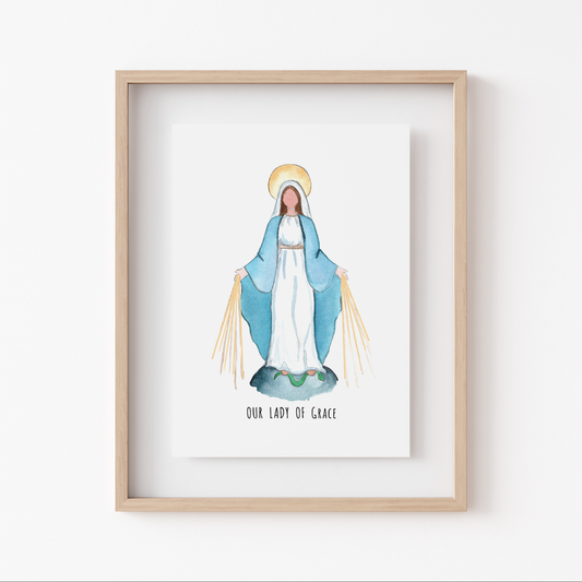 Marian Minis - Our Lady of Grace: 5x7