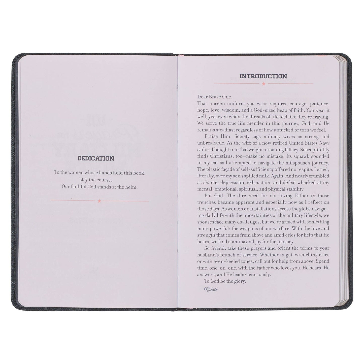 Gift Book 101 Prayers for Military Wives Faux Leather