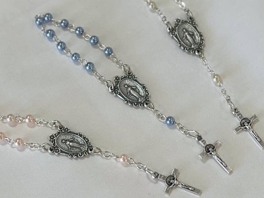 Keepsake Baby'S First Rosary Gift Boxed: White