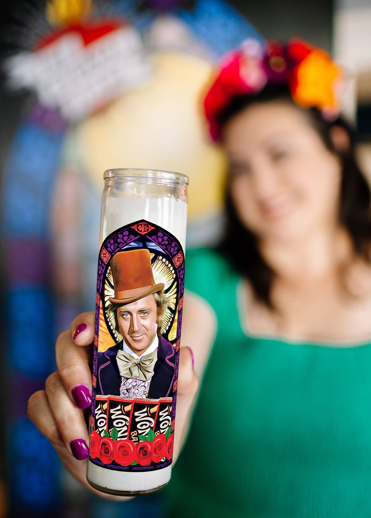 Patron Saint of Chocolate - Willy Wonka Gene Wilder: White