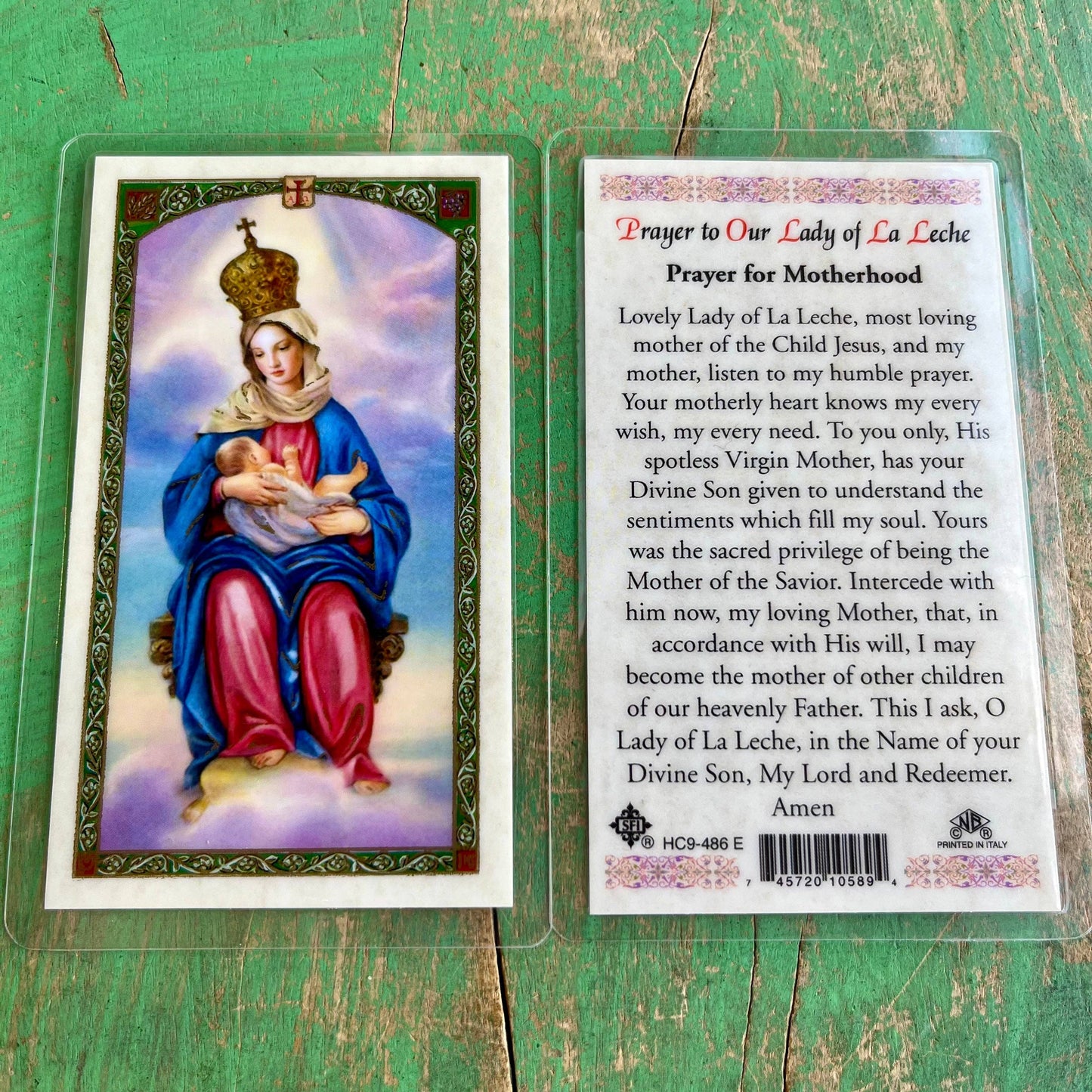 Laminated Prayer Card: Miraculous Medal