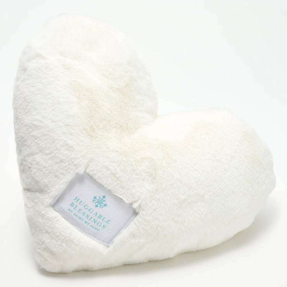 Huggable Weighted Prayer Pillow: Gray Cross