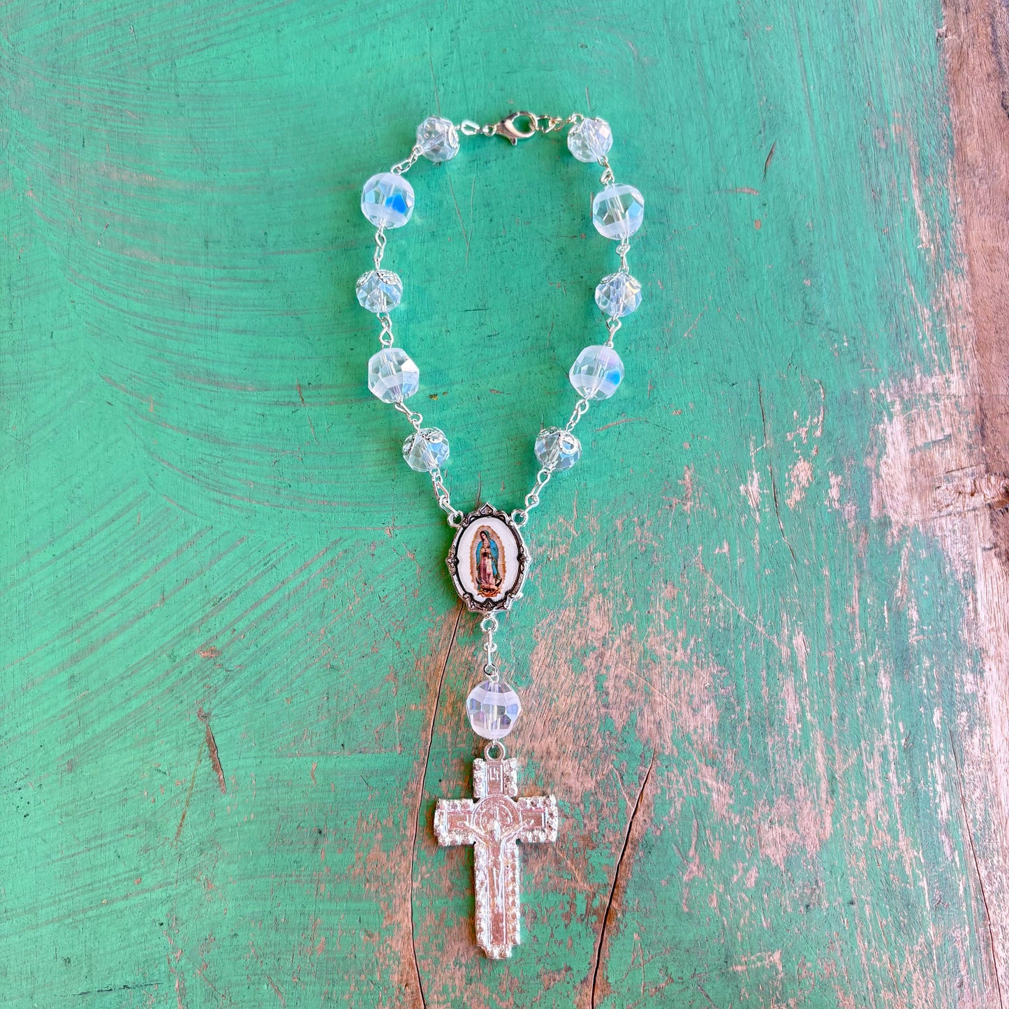 Crystal Car Decade Rosary: OLG