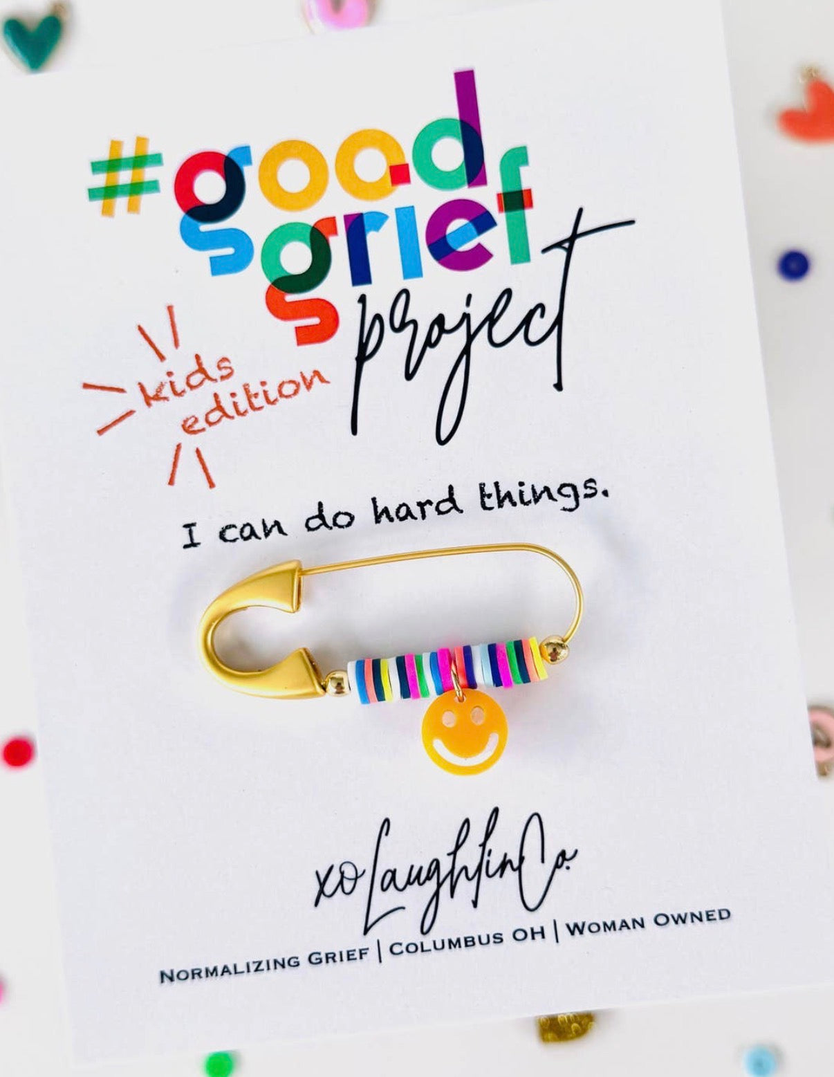 Good Grief PINS Kid's Edition (I Am Doing My Best, I am So Brave, I can Do Hard Things)