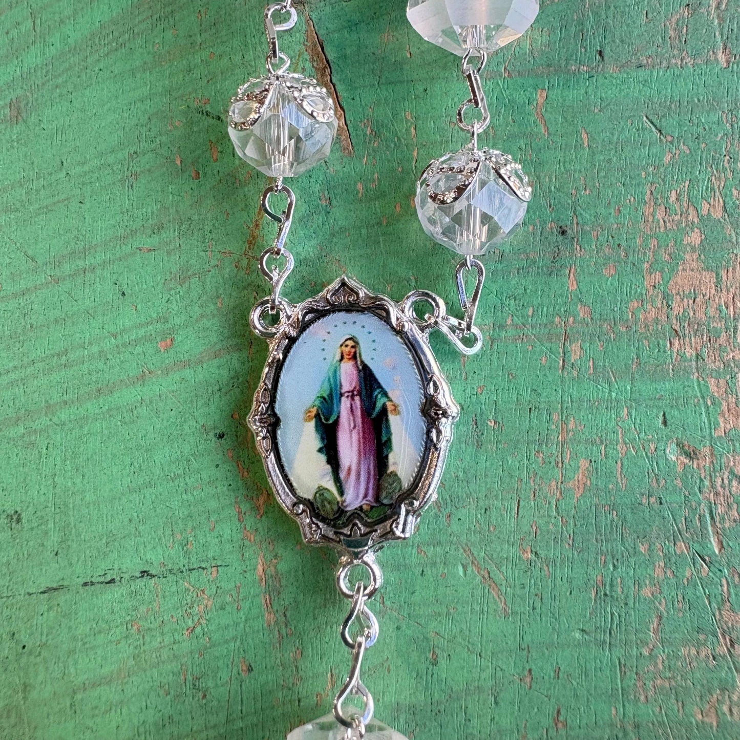 Crystal Car Decade Rosary: OLG