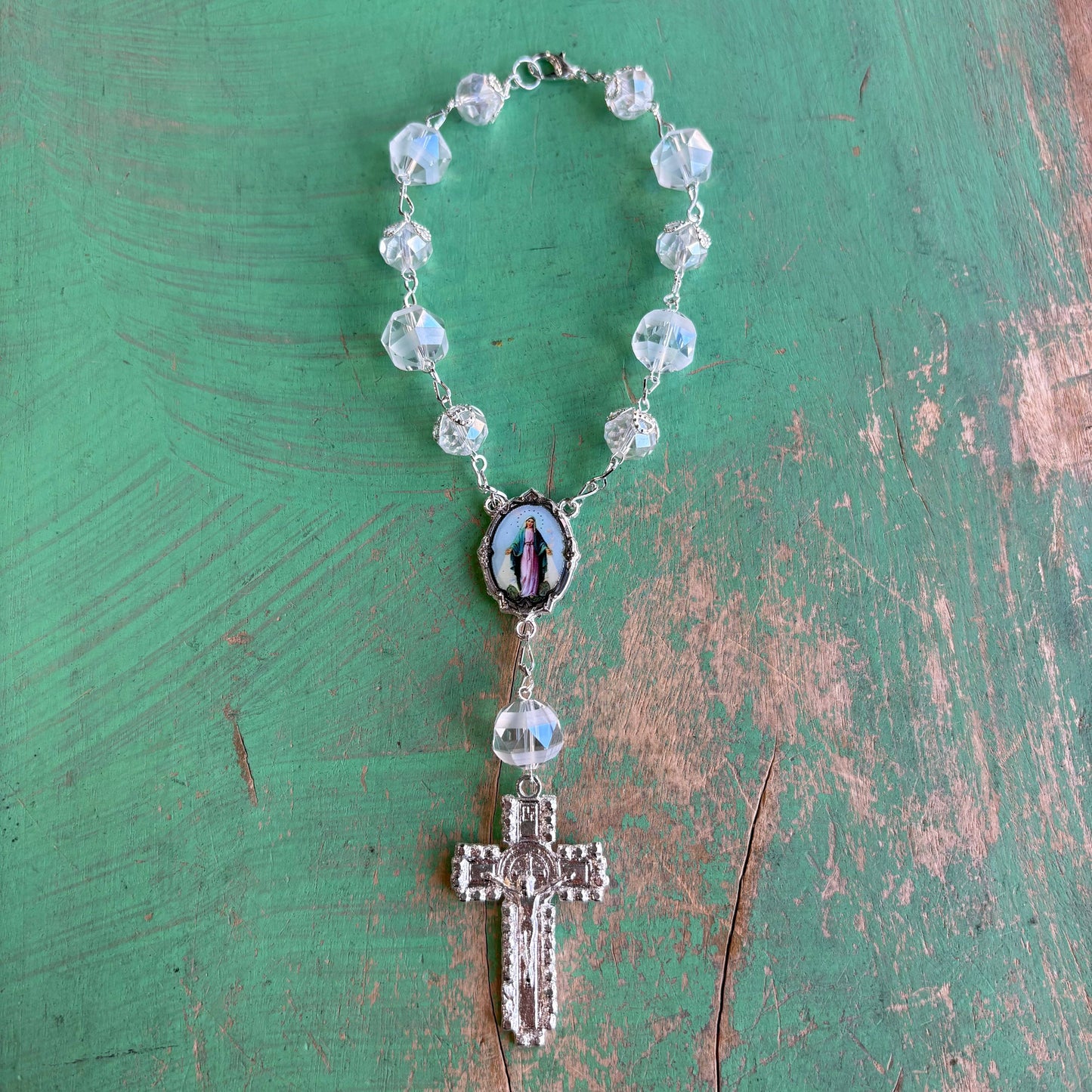 Crystal Car Decade Rosary: OLG