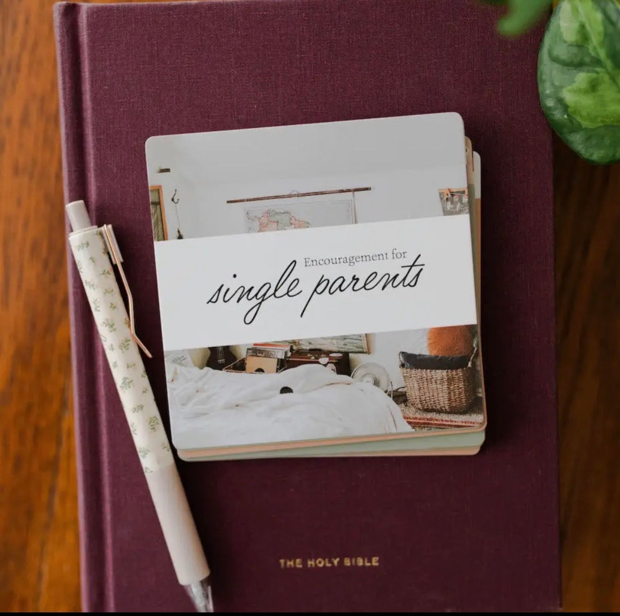 Encouragement For Single Patents Verse Card Set