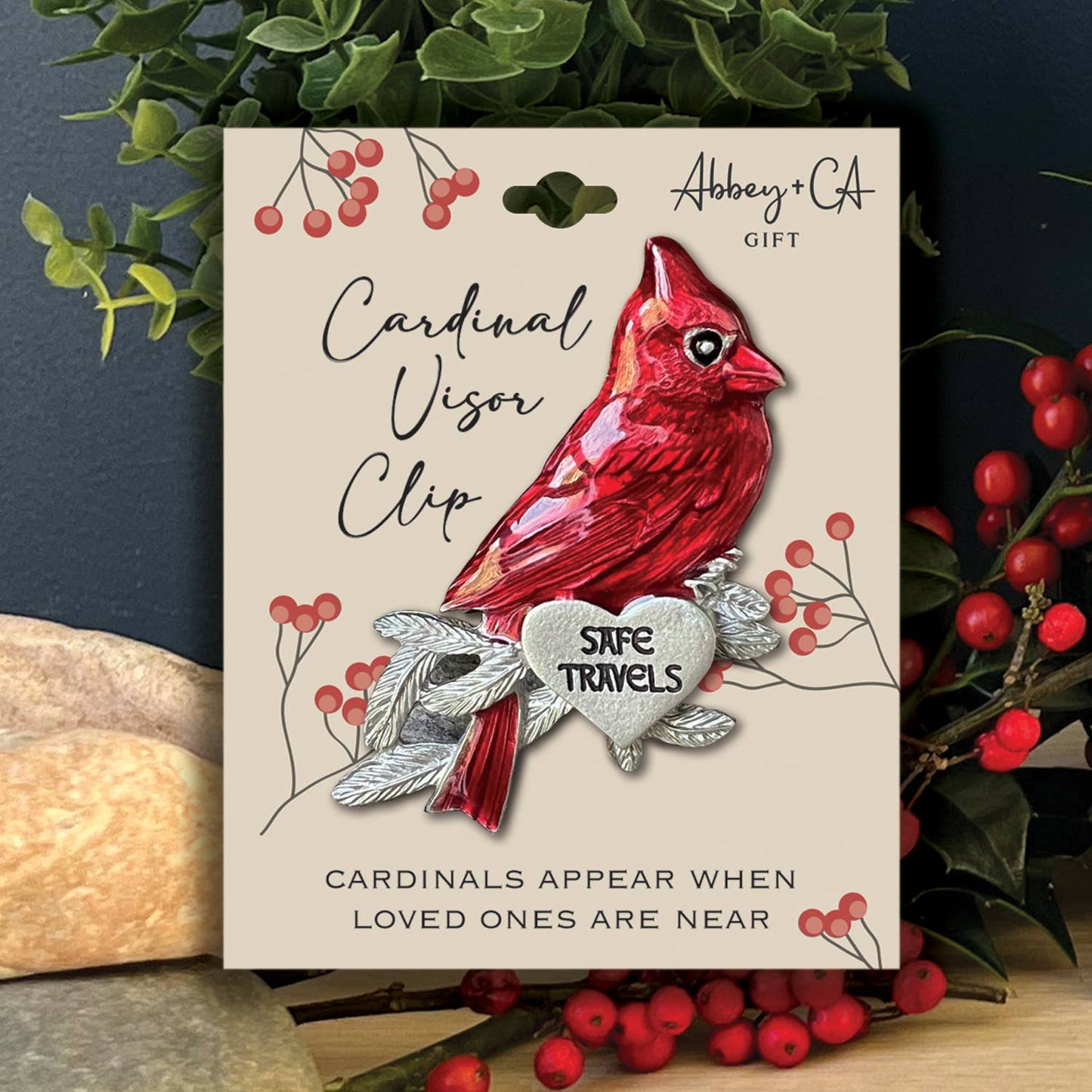 Cardinal Visor Clip