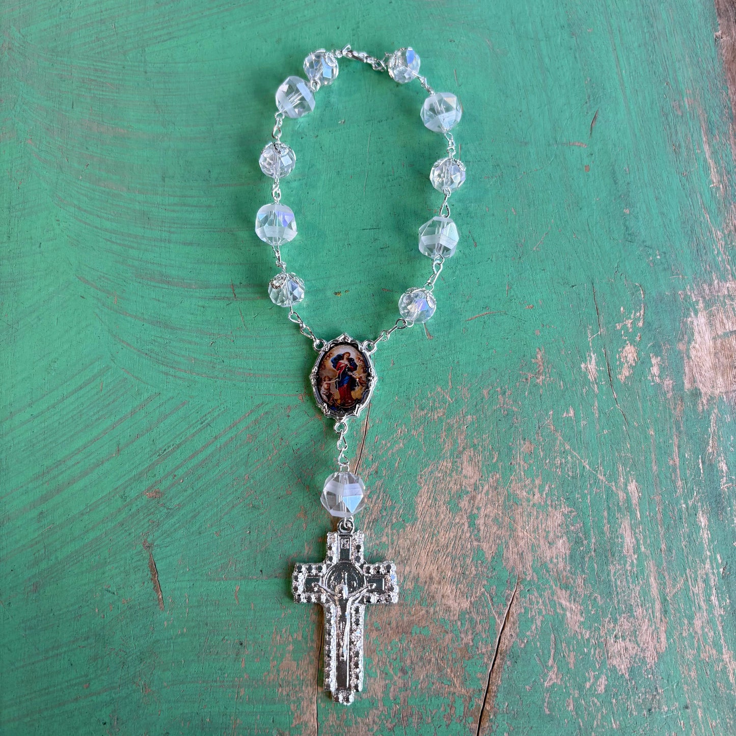 Crystal Car Decade Rosary: OLG