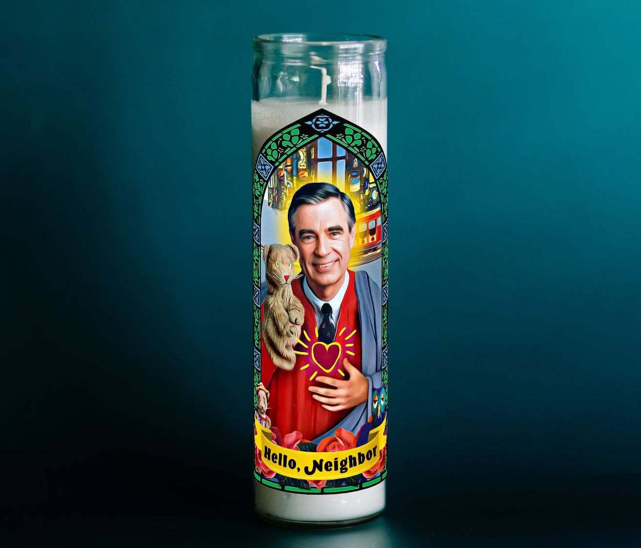 Patron Saint of Kindness - Mr. Rogers: White