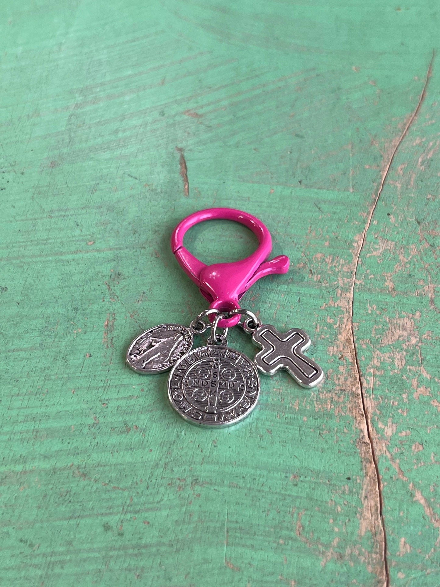 Hot Pink Metal Protection Clips