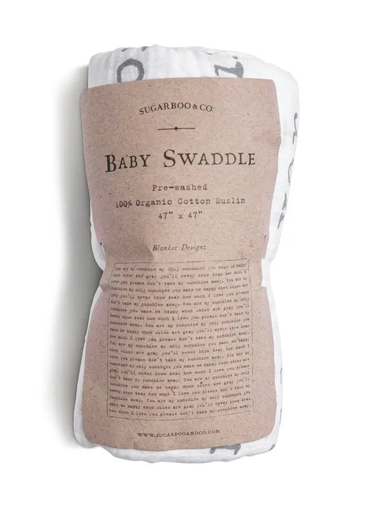 You Are My Sunshine Swaddle Blanket "