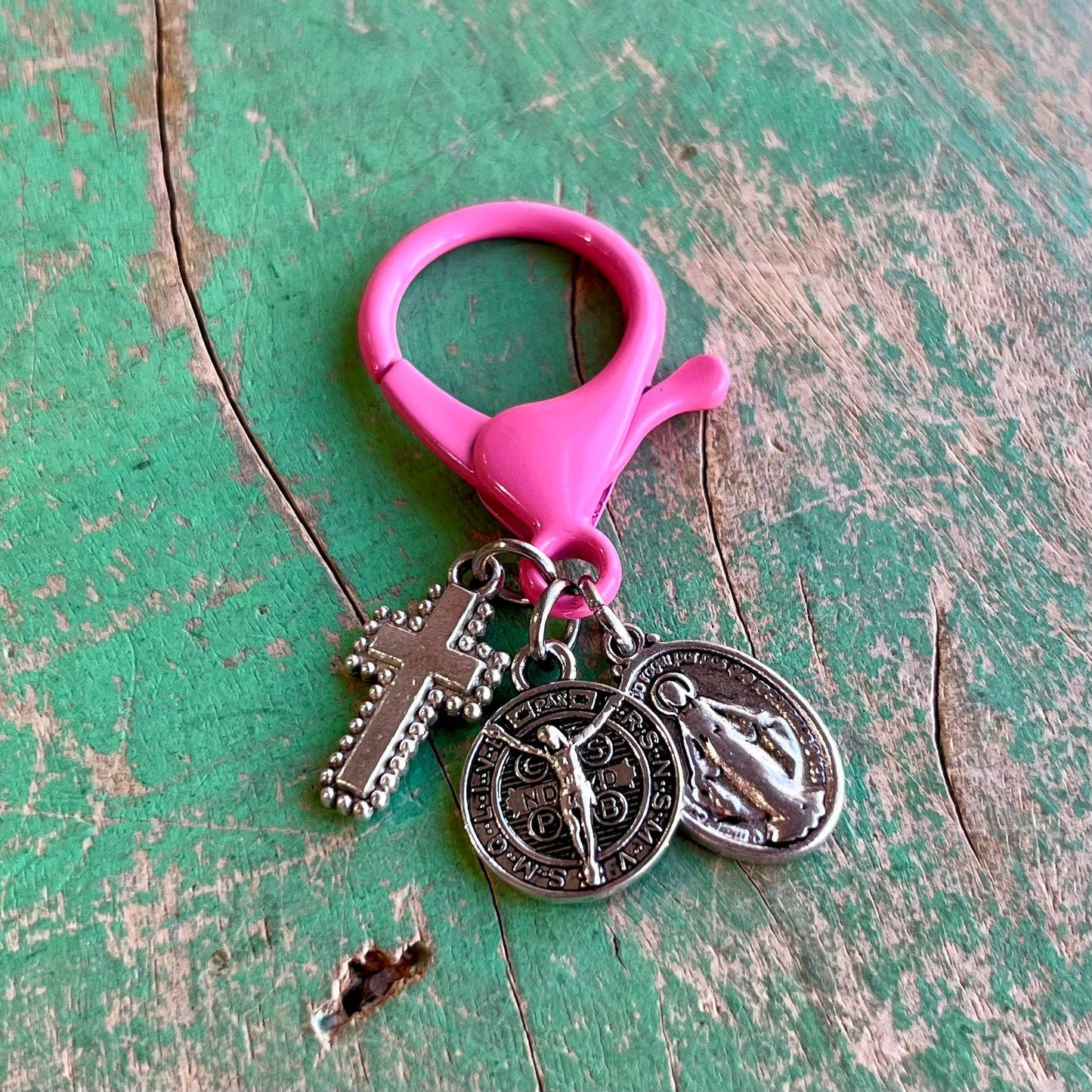 Hot Pink Metal Protection Clips