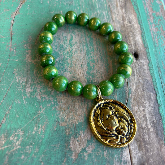 Mama’s Peace Bracelet: Green