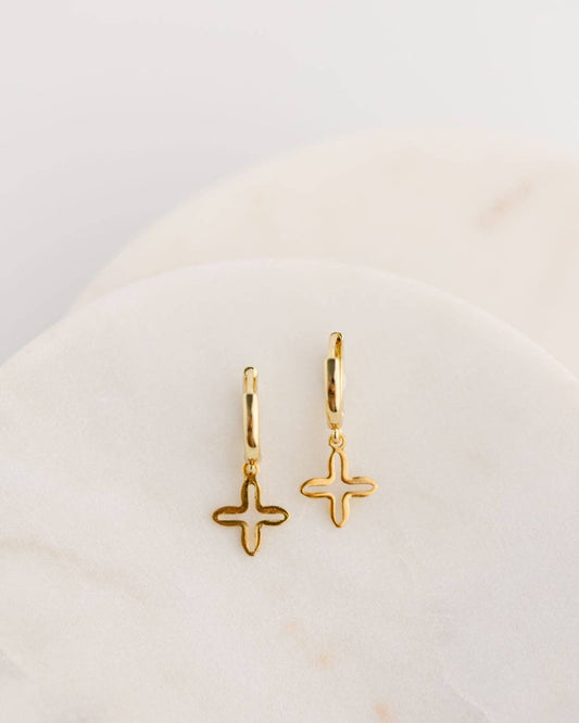 Mary Earrings: Yellow Gold