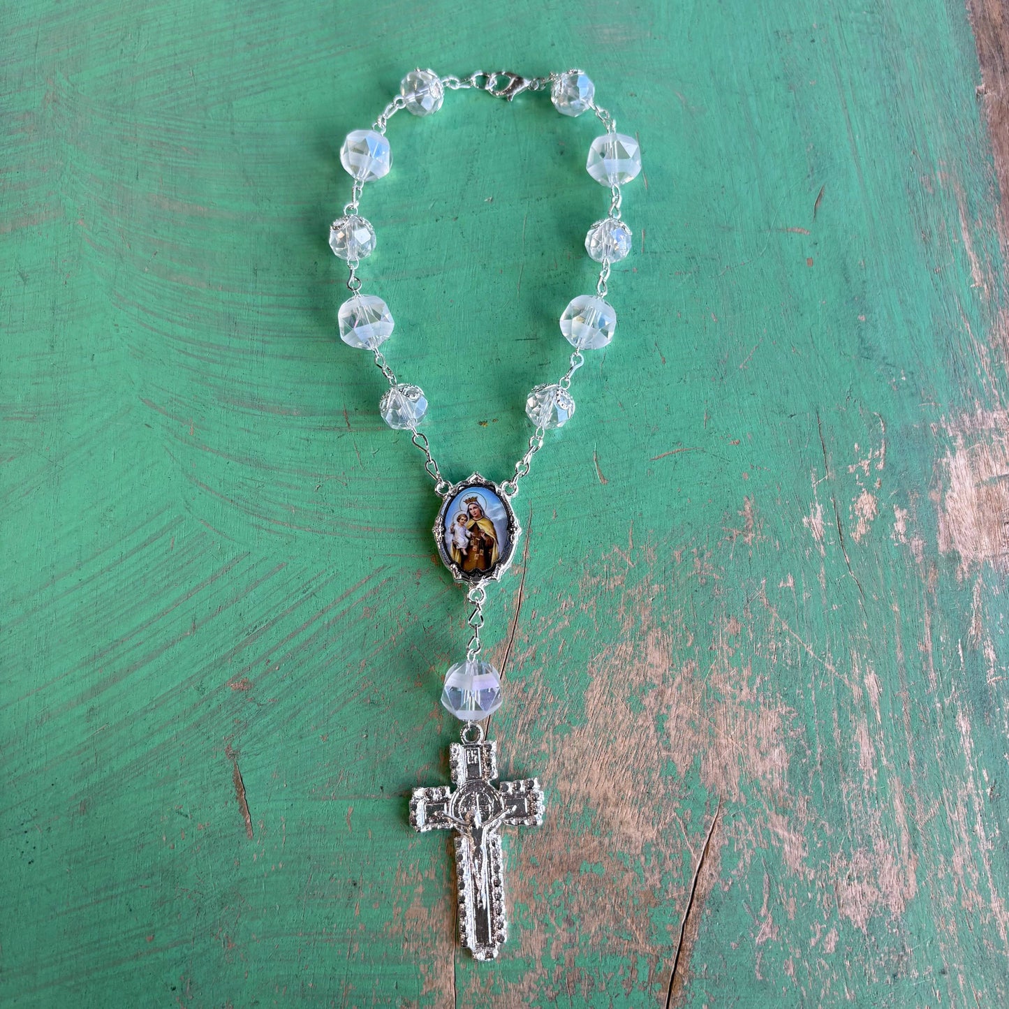 Crystal Car Decade Rosary: OLG