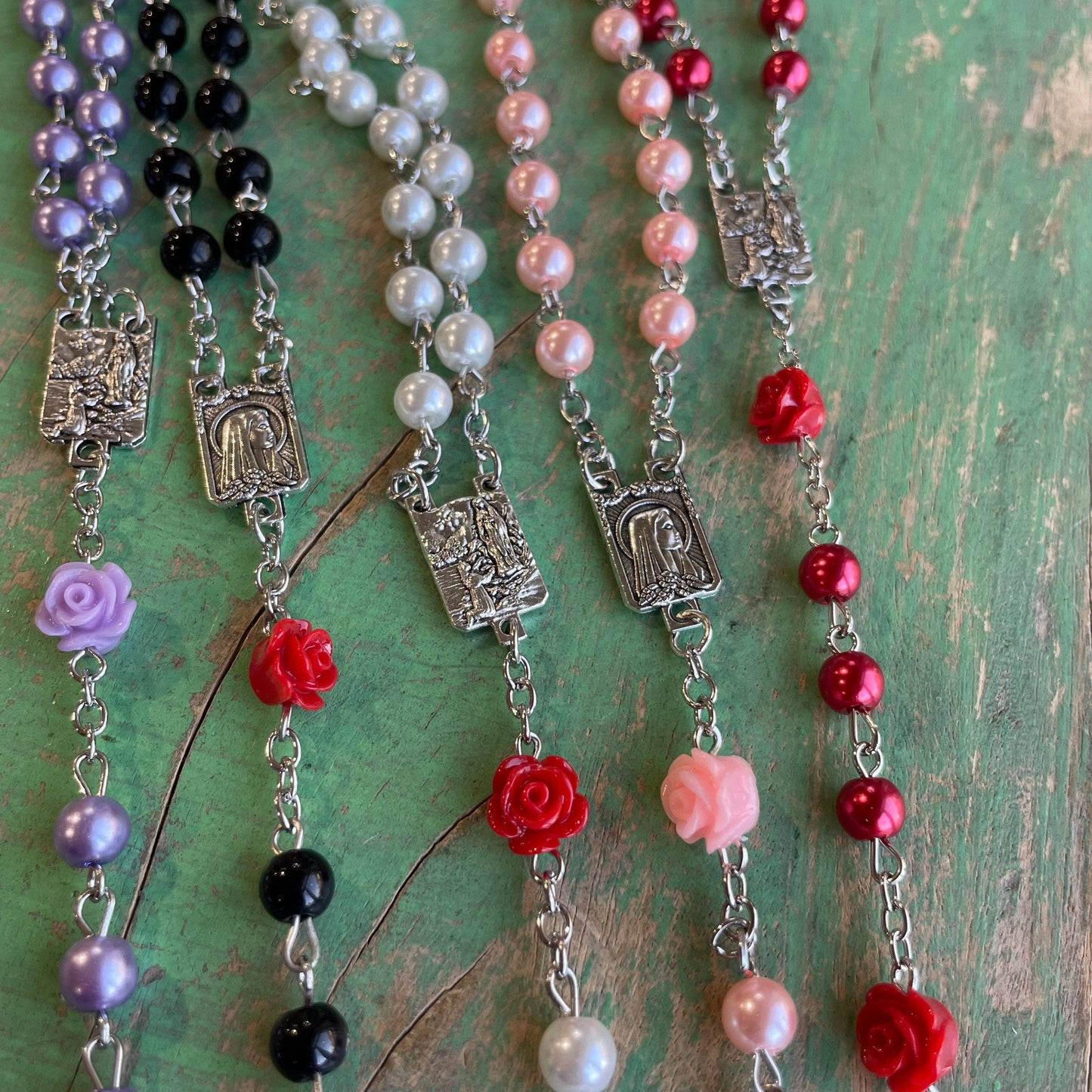 Mystical Rose Rosary: Purple