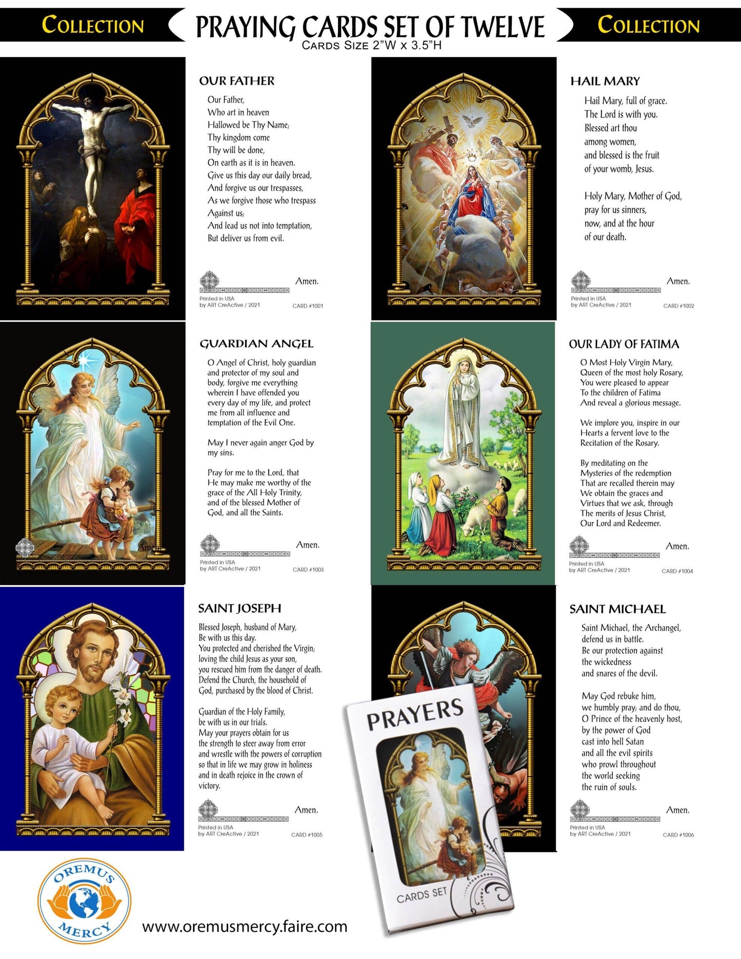 Prayer Cards Set (12/pk)