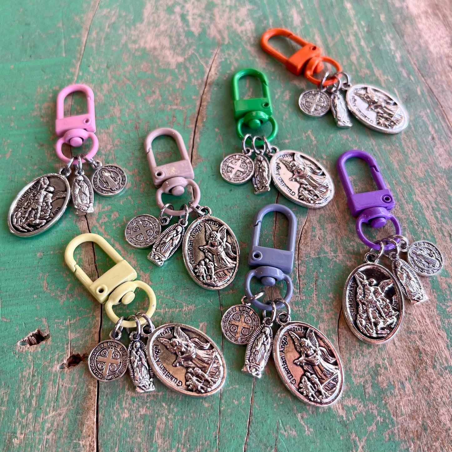 Multicolor Small Metal Protection Clips: Blue