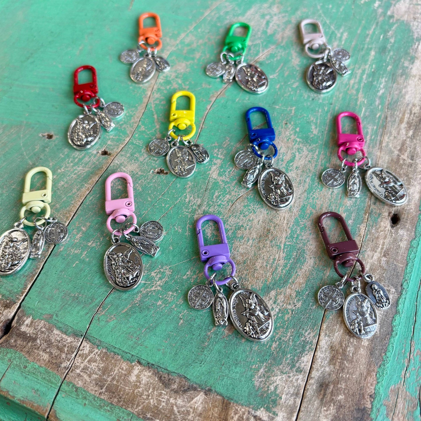 Multicolor Small Metal Protection Clips: Blue