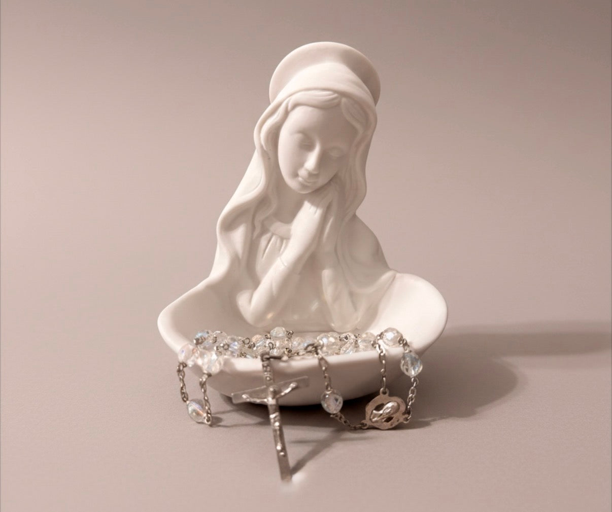 Madonna Rosary Holder
