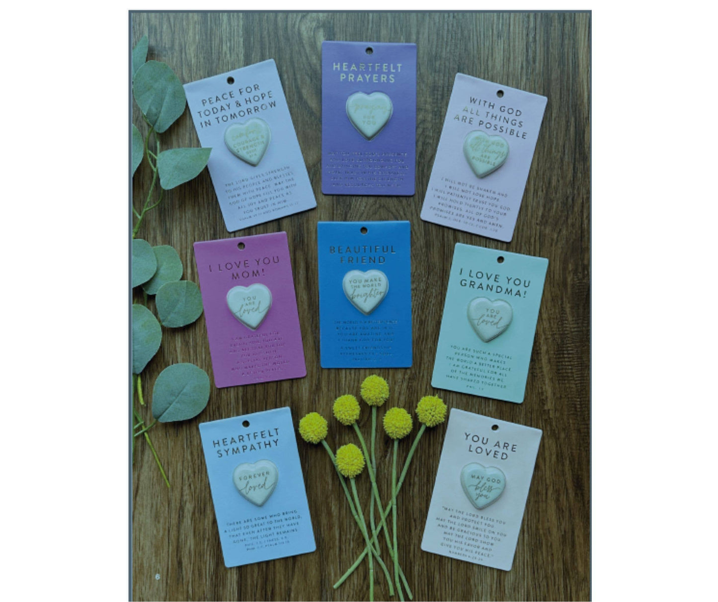LCP Heart Stone Card I Love You Mom