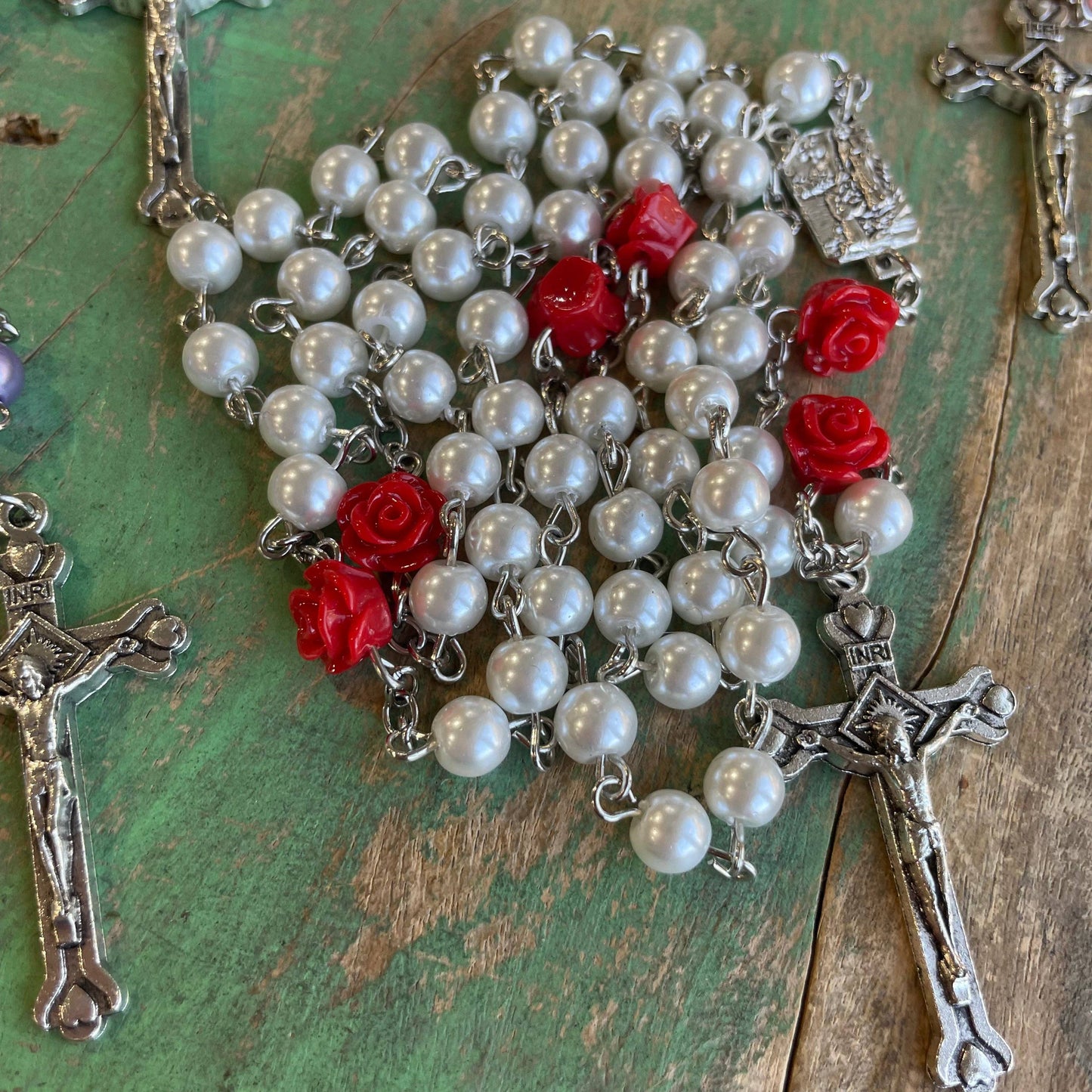 Mystical Rose Rosary: Purple