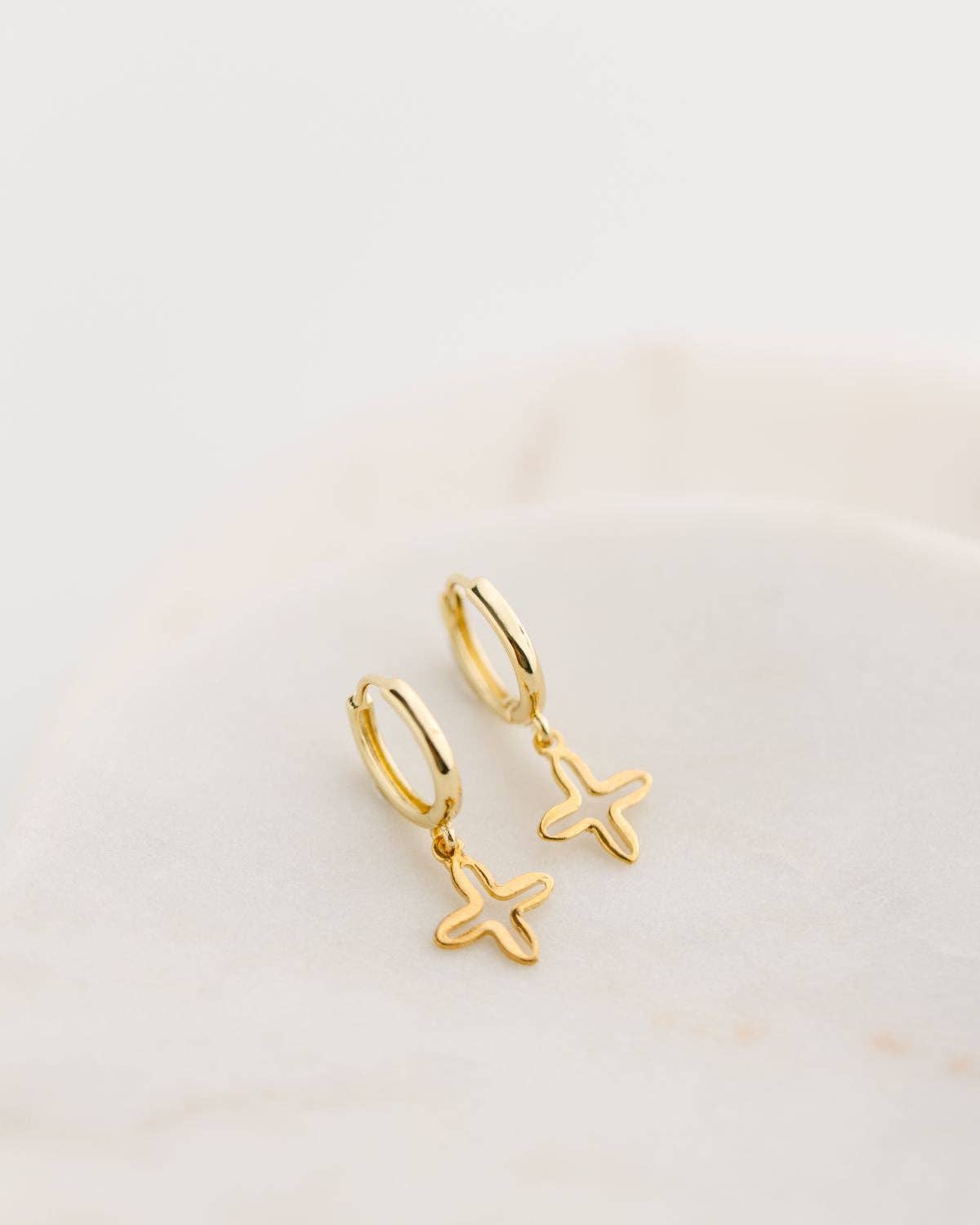 Mary Earrings: Silver