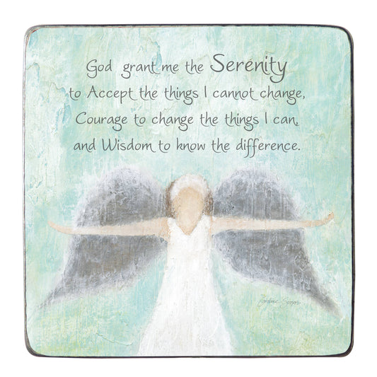 Multiple Blessings Mini Square Plaques: Serenity