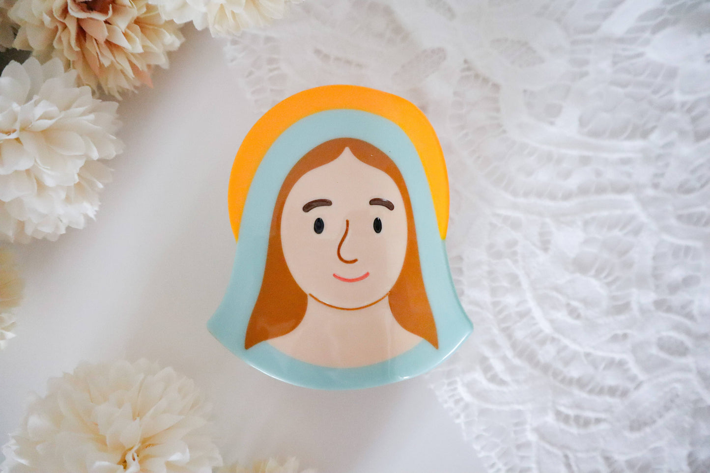 Holy Hair Clip (Jesus, Blessed Mother and Our Lady of Guadalupe)