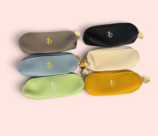 Zipper Travel Rosary Cases (Gray, Blue, Green, Black, Cream, Gold)