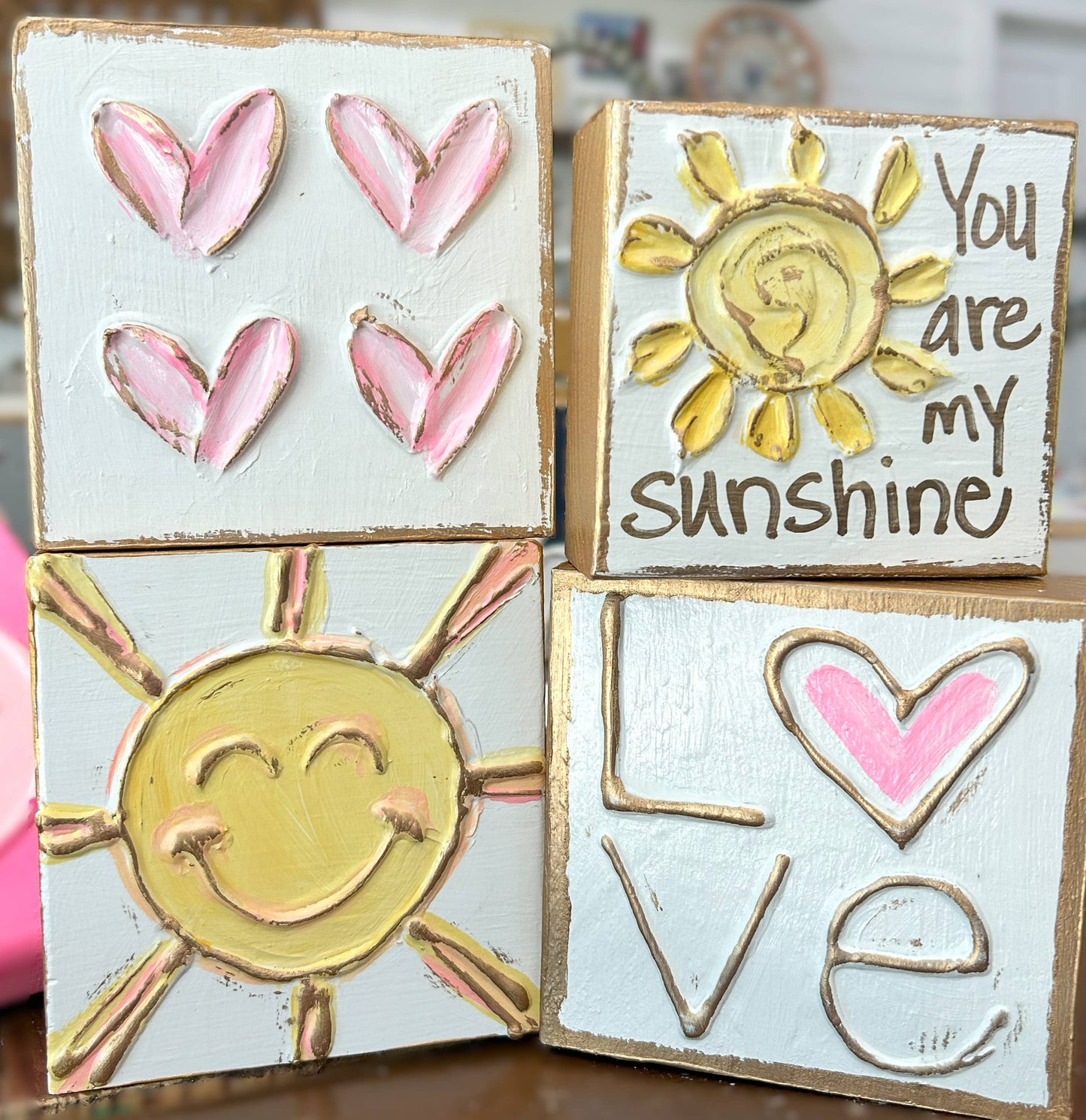 Sunshine mini block | baby nursery spring tween dorm bff