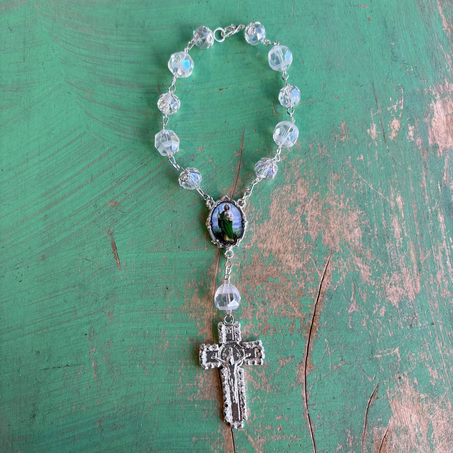 Crystal Car Decade Rosary: Holy Family