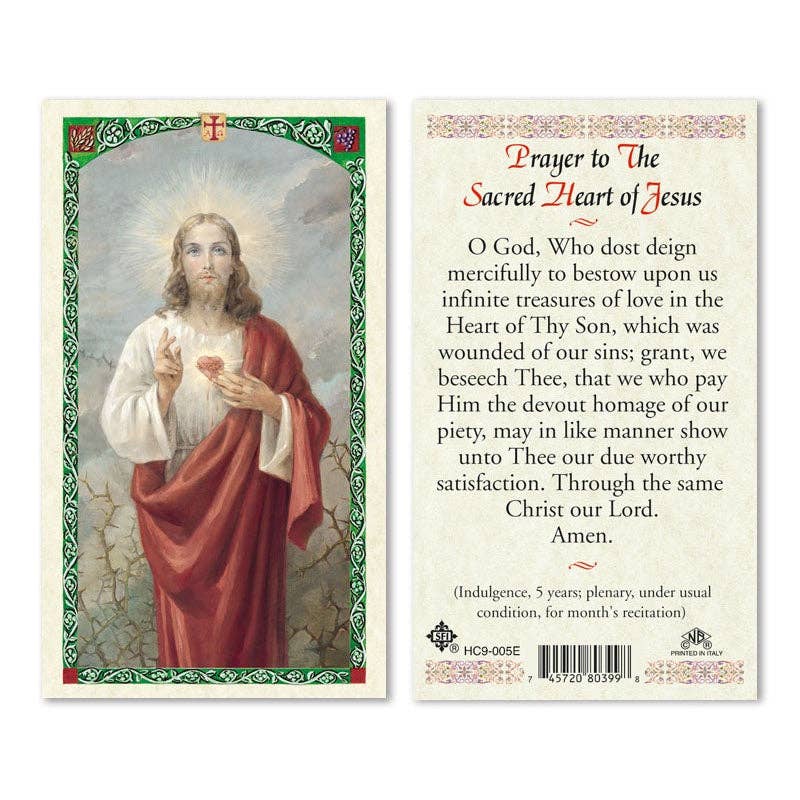 Laminated Prayer Card: Miraculous Medal