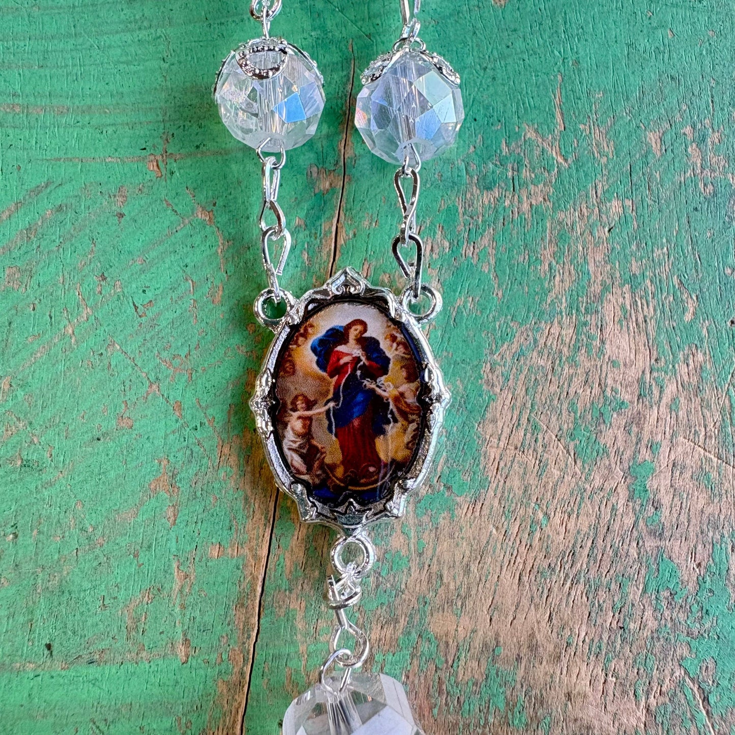 Crystal Car Decade Rosary: OLG