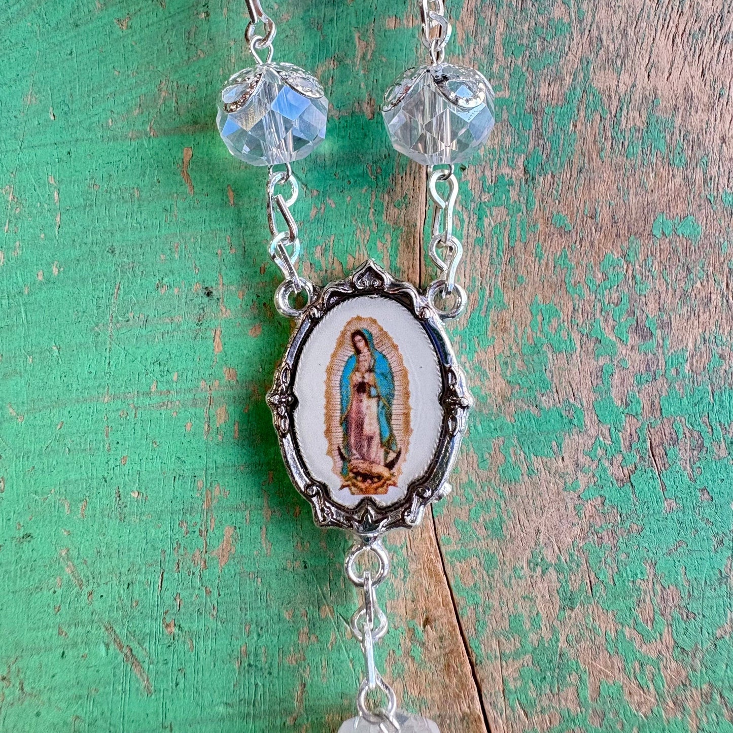 Crystal Car Decade Rosary: OLG