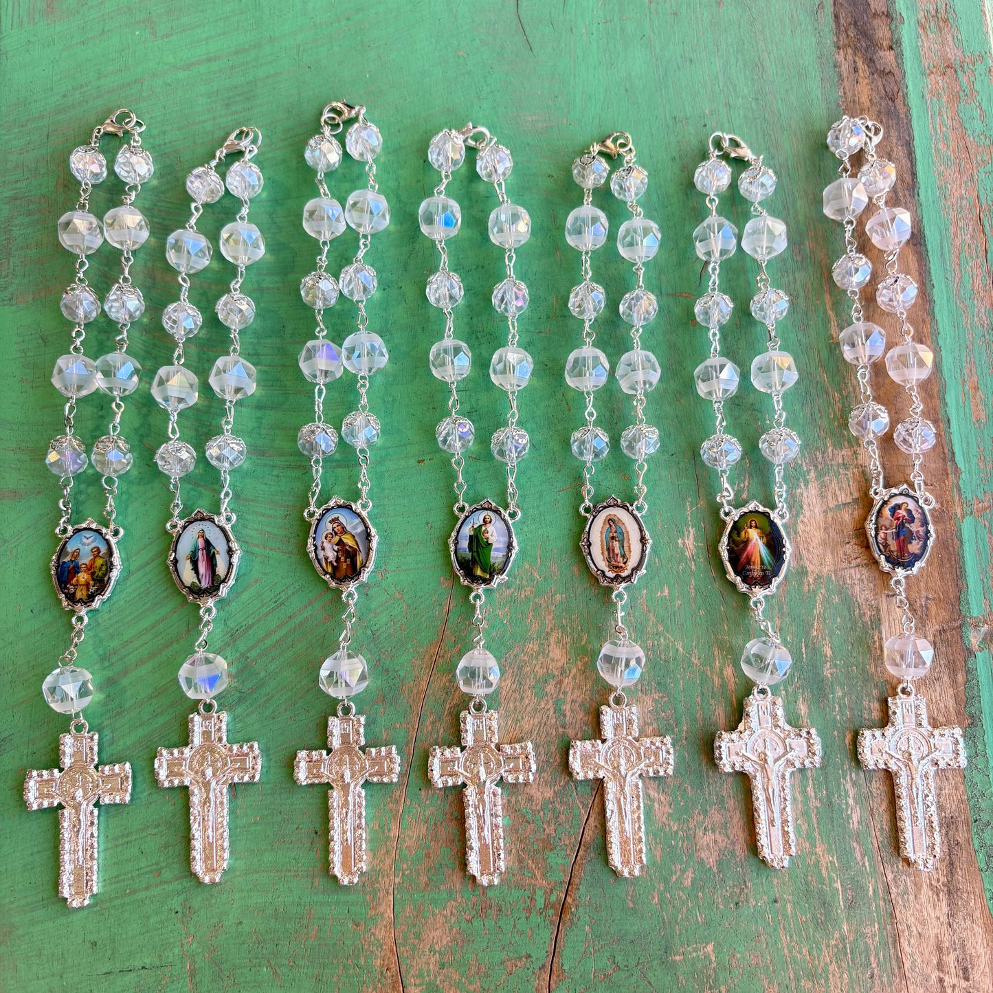 Crystal Car Decade Rosary: Holy Family