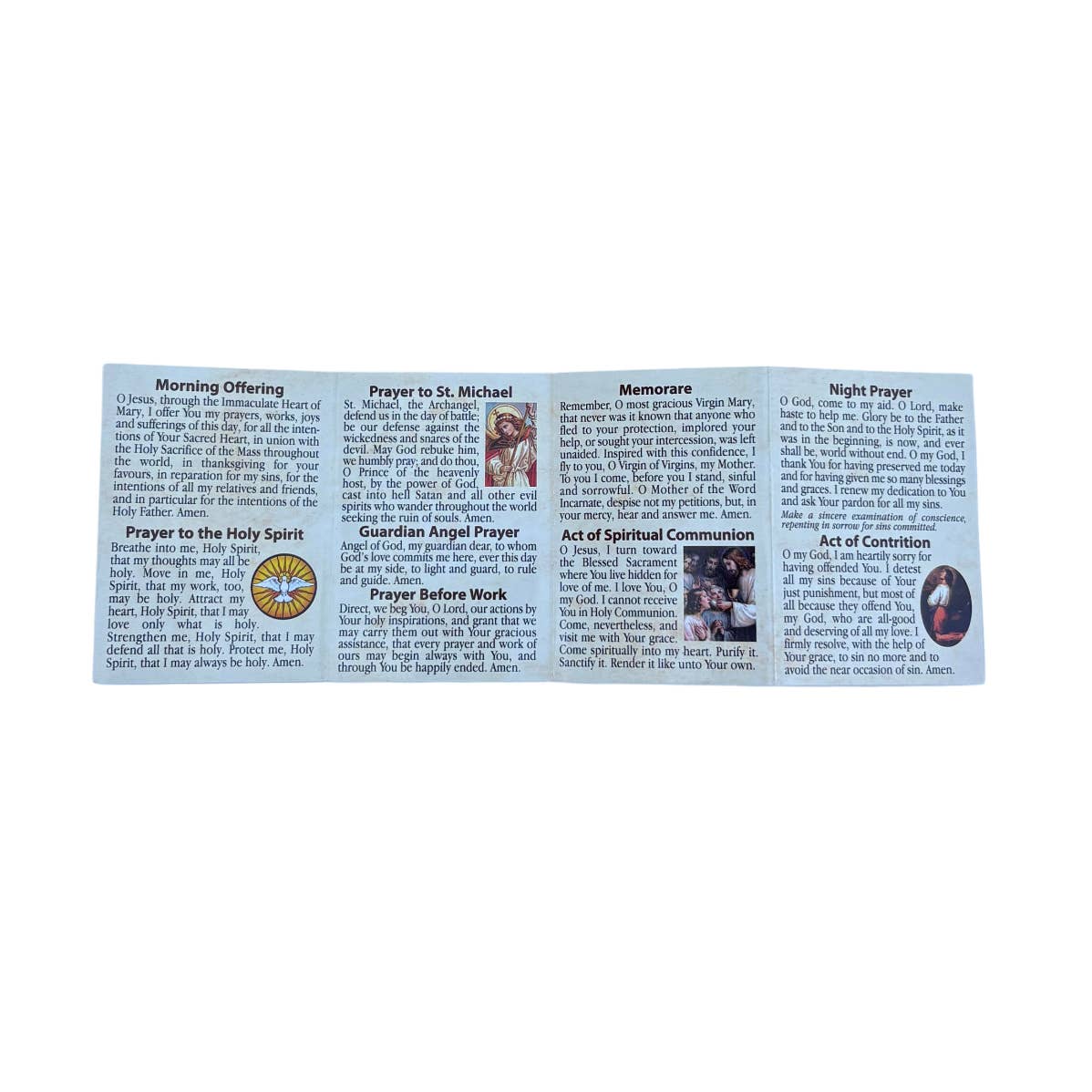 Pocket Daily Prayer Card  
