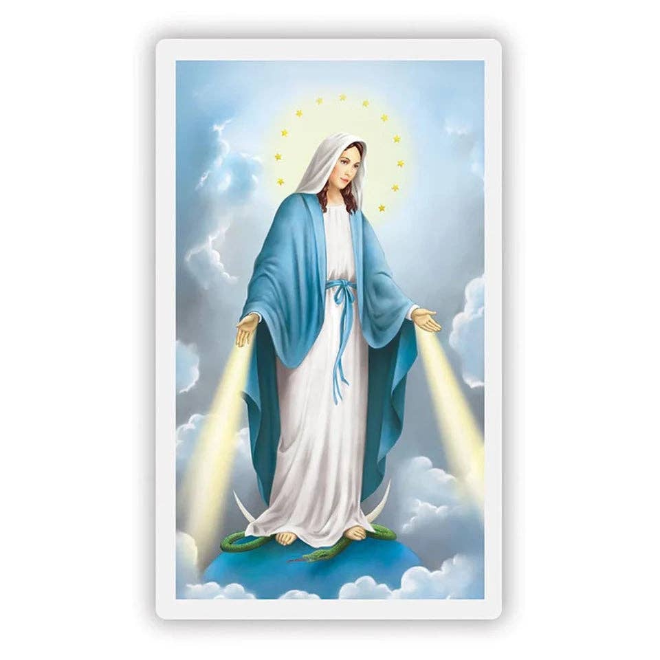 Laminated Prayer Card: Miraculous Medal