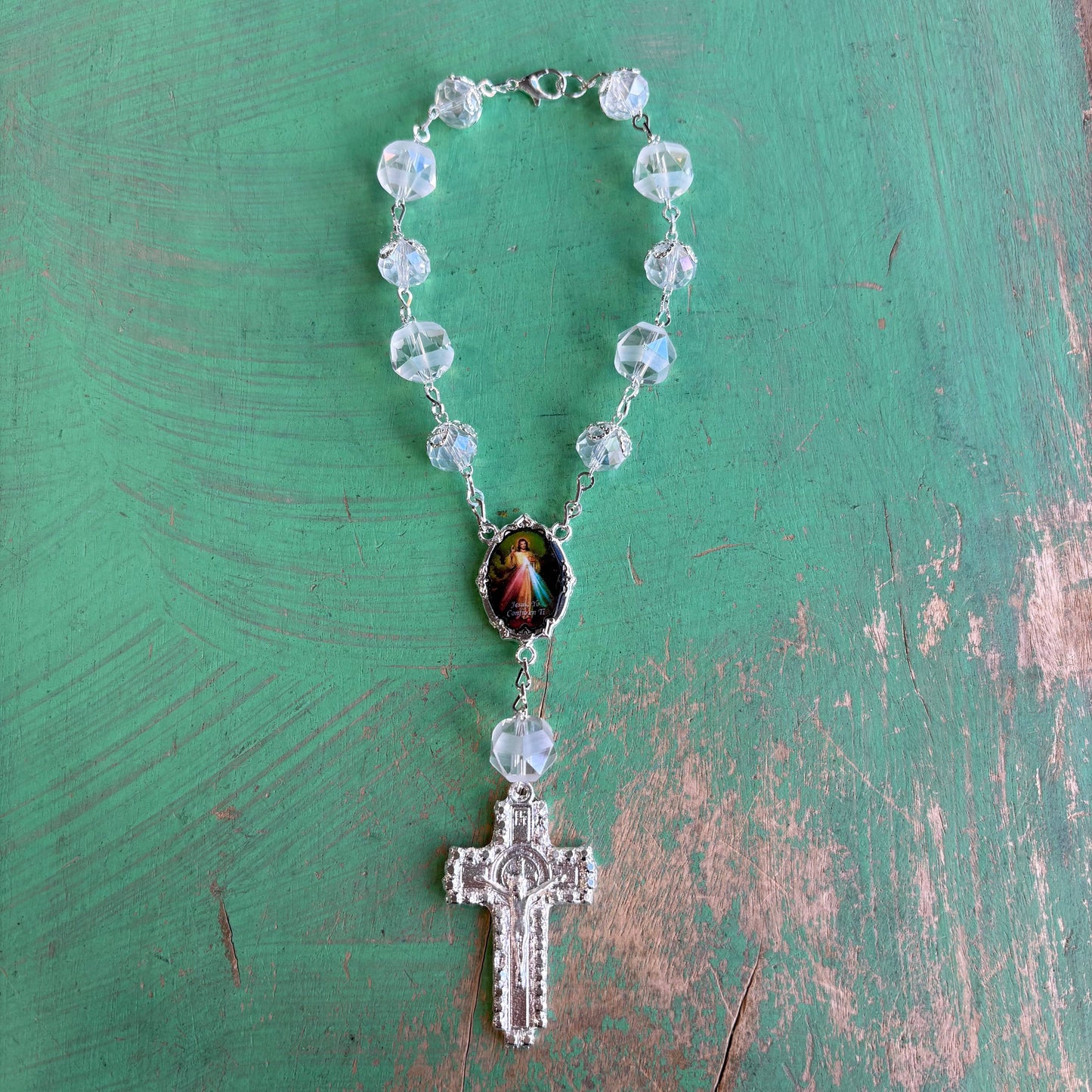 Crystal Car Decade Rosary: OLG